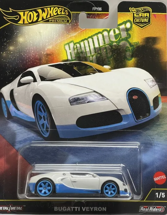 Hotwheels%20Premium%20Car%20Culture%20Hammer%20Drop%20Series%20Bugatti%20Veyron,%201:64%20Scale%20-%20Image%203