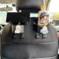 Plush Capibara Car Seat Headrest Cup Holder Hook Multi-functional Capybara Auto Seat Back Hanging Hook Phone Holder. 