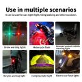 Hot Universal LED Anti-collision Warning Light Bicycle Tail Light Bike Helmet Light Mini Signal Light Drone with Strobe Light 7 Colors. 
