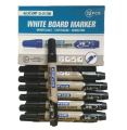 GXin G-213B Black Refillable Whiteboard Marker - 1 Box (12pcs).