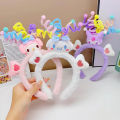 Funny Plush Twisted Stick Head Bands Cartoon Plush Hair Bands Girls Wash Face Headband Cute Hair Loops Hair Accessories Headwear.