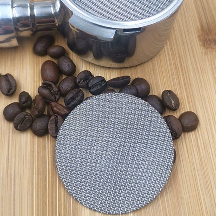 1PC%2051mm%20Puck%20Screen/Espresso%20Portafilter%20Lower%20Shower%20Screen/Contact%20Screen%20-%20Stainless%20Steel%20100%20Micrometre%20-%20Image%202