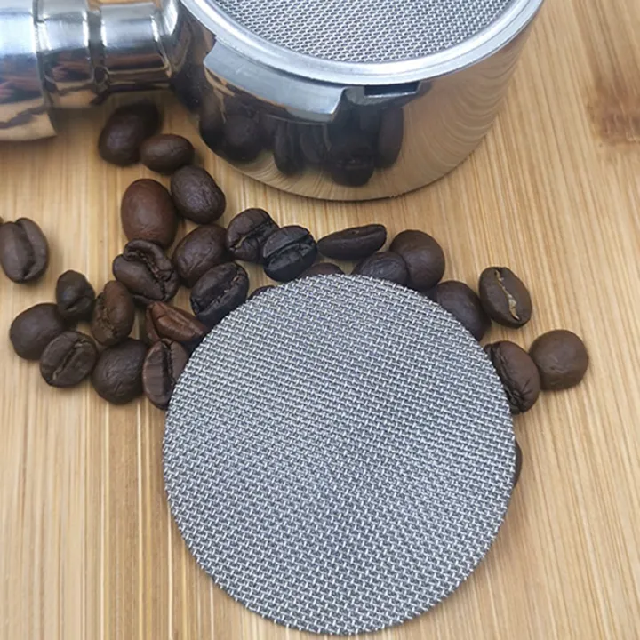 1PC%2051mm%20Puck%20Screen/Espresso%20Portafilter%20Lower%20Shower%20Screen/Contact%20Screen%20-%20Stainless%20Steel%20100%20Micrometre%20-%20Image%202