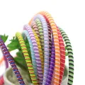 【MIGAPALAZA】 Earphone Wire Protectors Spiral Cable Cord Random Color Package:3pcs. 