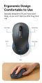 Baseus F02 Ergonomic Wireless Mouse (without Battery) Wireless Mouse Gen 2  Bluetooth 2.4G 4000 DPI Gaming Mouse. 