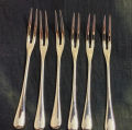 Table Dinner Fork 6 pc set.. Stainless Steel. 