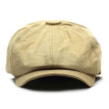 【Buried Buzie】Solid Cotton Newsboy Caps Men Flat Peaked Cap Women Painter Beret Hats 30. 
