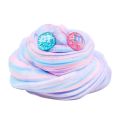 Norkee Cute Clock Block Cake Fluffy Slime Plasticine Mud Sludge Stress Relief Kids Toy. 