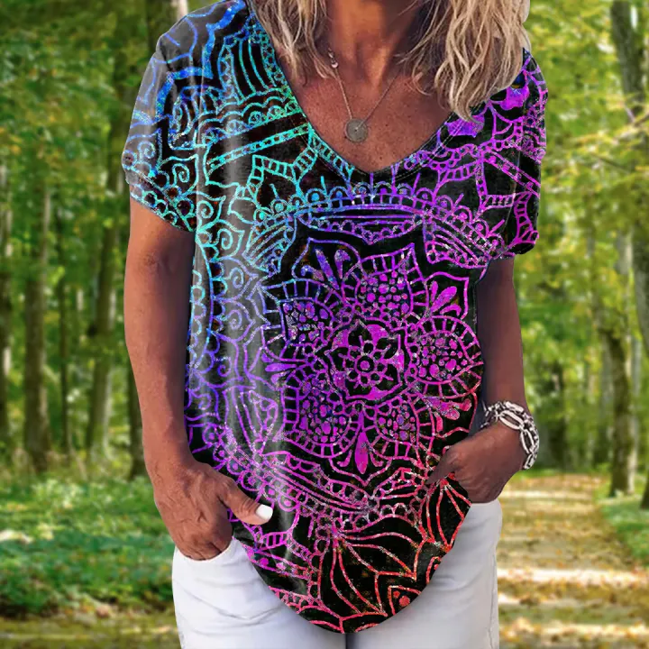 Fashion%20Women's%20T-shirt%203d%20Floral%20Print%20Tops%20Tees%20V%20Neck%20Short%20Sleeves%20Female%20Clothes%20Summer%20Large%20Size%20T%20Shirt%20Womans%20Clothing%20-%20Image%203