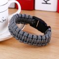 【Exclusive】 Mutil Colors New Outdoor Camping Survival Paracord Bracelet For Hiking Buckle Wristband Bangles Women Male Jewelry Gift. 