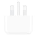 Apple 20W USB-C Power Adapter A2344 3 Pin Fast Charger Type-C Folding Pins for iPhone 15, 16, 17, iPad 12 Months Warranty. 