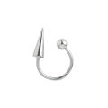 Gothic Tapered Lip Studs Asymmetrical Tapered Nose And Ear Cartilage Piercing Unisex Lip Ring.