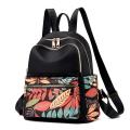 Girls Printing School Backpack, Large Capacity Nylon Rucksack Multilayer Crossbody & Shoulder Bags, Waterproof Travel Ladies Bags - College Bag For Girls.