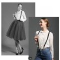 Men’s Adjustable Suspenders Braces – Elastic Y-Back Trouser Holder. 