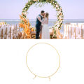 Round Balloon Arch Stable Base Round Backdrop Stand for Birthday Party. 
