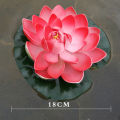 10/18cm Artificial Lotus Diy Water Lily Simulation Floating Lotus Garden Pond Fish Decoration Artificial Flowers.