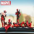 Disney Anime Deadpool Action Figure Sitting Posture Model Mini X-men Doll Decoration Plastic Collection Figurine Kids Toy Gift.