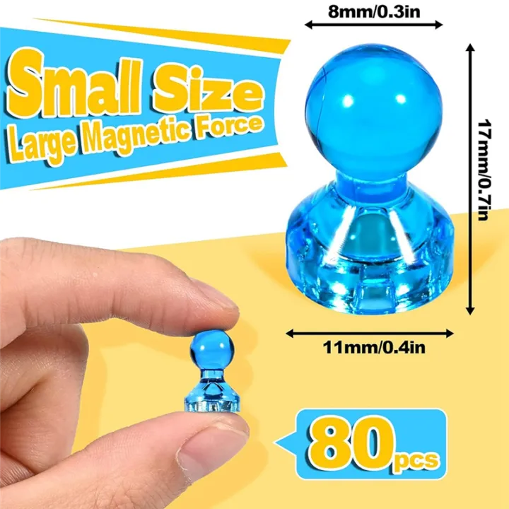 80%20Piece%20Strong%20,%20Multicolor%20Plastic+Metal%20Refrigerator%20Magnet,%20Small%20Magnets%20(8%20Colors)%20-%20Image%202