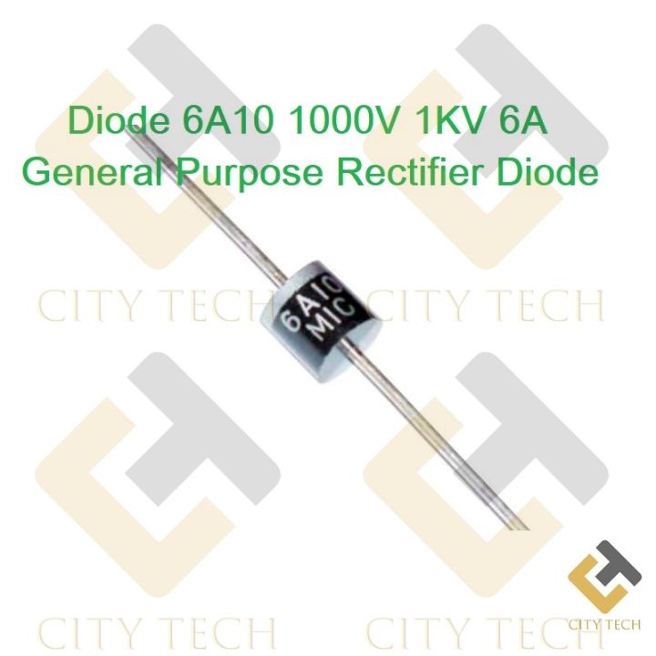 5Pcs-%20Diode%206A10%201000V%201KV%206A%20General%20Purpose%20Rectifier%20Axial%20Diode%206A10%20Silicon%20Junction%20Diode%20R-6%20Package%20Electrical%20Circuitry%20&%20Parts%20-%20Image%204