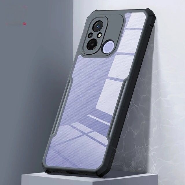 Cover Per Xiaomi Redmi 12C/POCO C55/Redmi 11A Con Porta Tessere E Protezione Scorrevole Fotocamera - Anello Rotante 360° Antiurto (Nero)
