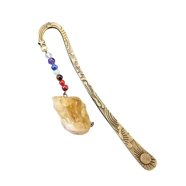 Multi%20Style%20Creative%20Metal%20Bookmark%20Tower%20Book%20Mark%20Healing%20Stone%20Crystal%20Beads%20Paper%20Clip%20Children's%20Gift%20Stationery%20Student%20-%20Image%206