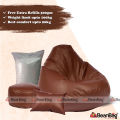 Bean Bag Chair - XXl Jambo - Premium Combo Dark Chocolet.