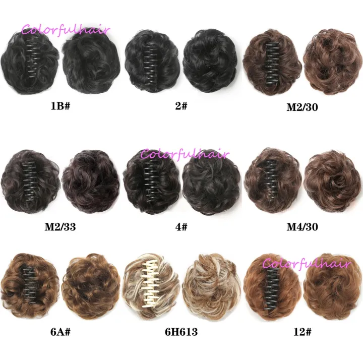 Messy%20Hair%20Bun%20Curly%20Bun%20Donuts%20Hair%20Bun%20Pad%20Hair%20Extension%20Clip%20Hair%20Ring%20Synthetic%20Women's%20-%20Image%207