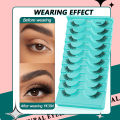 YSDO False 3D Mink Half Eyelashes 3-10 Pairs Eyelash Extension Natural Long Makeup Maquilagem Half Lashes Soft Faux Cils.