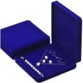 Large Velvet Jewelry Set Box Big Necklace and Ring Earring Pendant Gift Boxes Storage Case Wedding Jewelry Holder. 