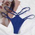 Female Hollow Low Rise Women Lingerie Thong Cotton G-String Strap Panties. 