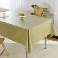 Cotton hemp tablecloth, waterproof and oil-proof, no-wash, laminated dustproof tablecloth, rectangular tablecloth, coffee table, table mat decorative cloth.