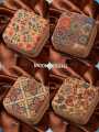 All Season Compact Travel Jewellery Box – Premium Velvet & PU Leather Organizer for Earrings, Necklaces and Rings. 