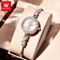 Olevs 5670 Stainless Steel Analoge Wrist Watch For Women.