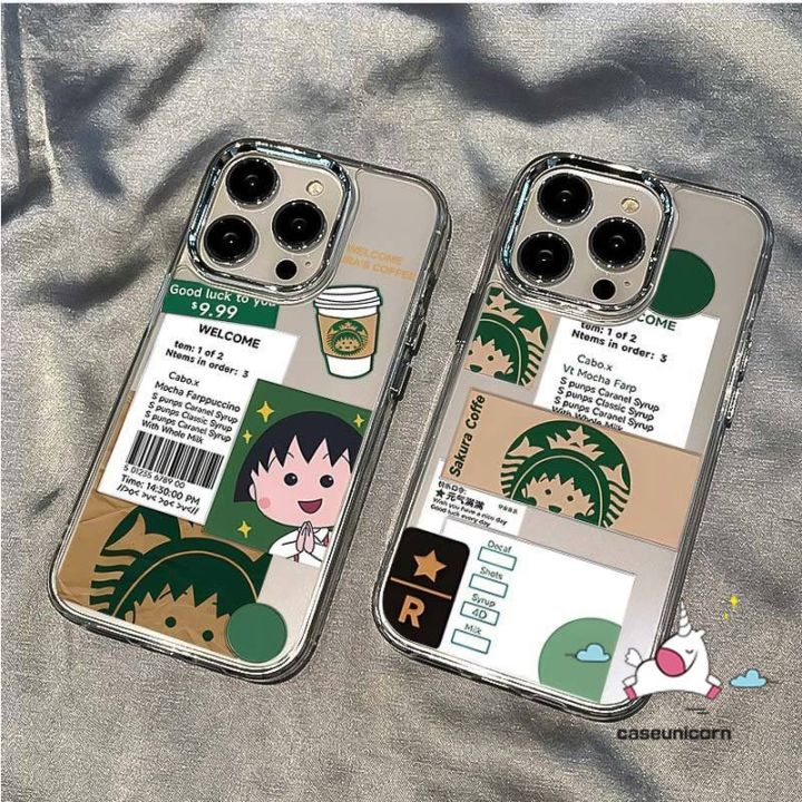 Starbucks Coffee Cartoon Cute Cherry Meatballs Case Compatible for