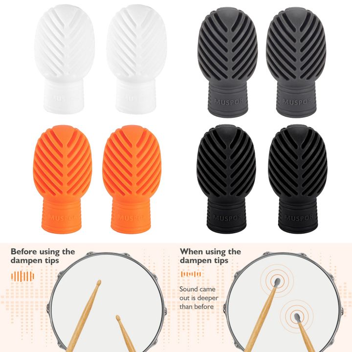 Silicone%20Drumstick%20Silent%20Practice%20Tips%20Drum%20Mute%20Drum%20Dampener%20Percussion%20Accessory%20Mute%20Replacement%20Musical%20Instruments%20Accessory%20-%20Image%205