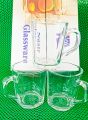 Transparen good Quality crystal clear strong 100 Ml Tea coffee Cup Set 6 Piece.
