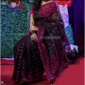 Merun colour Nakful Jamdani Saree for Women. 