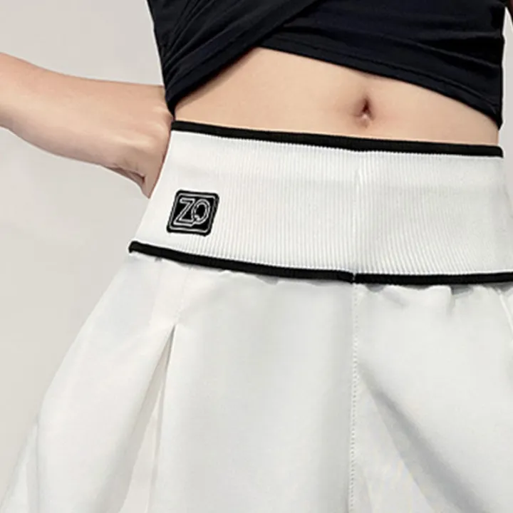Anti-Exposure%20Yoga%20Pants%20Summer%20Thin%20Loose%20High%20Waist%20Outer%20Wear%20Quick-Drying%20Professional%20Training%20Fitness%20Dance%20Sports%20Shorts%20-%20Image%203