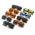 New Large Frame Square Sunglasses Women's Decoration T-shaped Fashion Sun Glasses Classic Men Vintage Eyewear UV400 Gafas De Sol. 