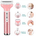 Kemei KM-6637 Multi-Functional 4 In 1 Rechargeable Lady Body Shaver.