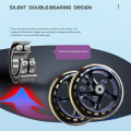 2Pcs Scooter Wheel 145mm * 30mm PU Silent Wheel Roller Skates Wagon Cart Trolley Replacement Parts. 