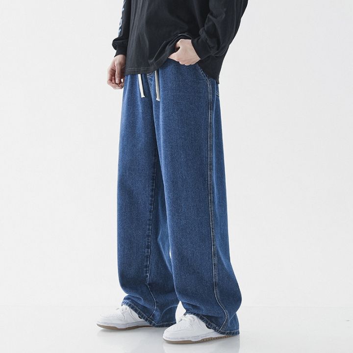 2023%20New%20Baggy%20Jeans%20Men's%20Streetwear%20Harajuku%20Fashion%20Casual%20Wide-leg%20Trousers%20Japanese%20Simple%20Male%20Jeans%20Denim%20Pants%20-%20Image%202