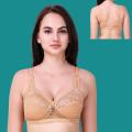 1 Color 1 Piece Indian Juite Full Net Bra Premium Quality Soft Cotton. 