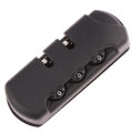 For Travel Luggage Suitcase Code Anti-theft Fixed Lock Pull Chain Bag Accessories Black Plastic 3 Digit Combination Padlock Demoo. 