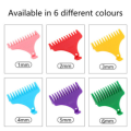 Multi-Color Hair Trimmer Attachments Set 1mm-6mm & Trimmer Oil Bundle for Men's Grooming.