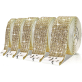 【3C VictoryEagle】Self Adhesive Rhinestone Sticker Ribbon DIY Sticker Rhinestones Arts Crafts Decoration. 