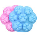 Silicone Mold Lovely Paw Ice Cube Soap Fondant Decoration Silikon Shape mold MJD. 