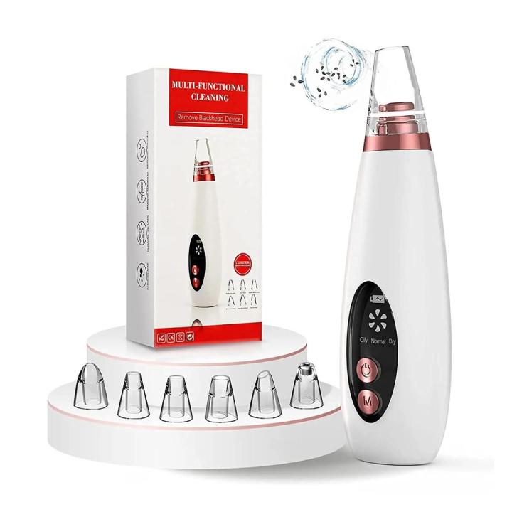Vacuum Cleaner Blackhead Remover Black Dot Machine Skin Pore Suction Extractor Nose Cleansing Face Acne Black Head Clean Point