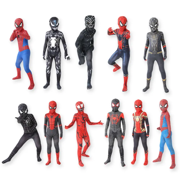 Custom%20Made11%20Kids%20Style%20Superhero%20SpidermanNew%20Miles%20Morales%20Far%20From%20Home%20Cosplay%20Costume%20Zentai%20Spiderman%20Costume%20Superhero%20B%20-%20Image%202