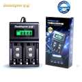 Doublepow UK-95 LED Display Smart Fast Charger with Full Charge Indicator & USB Portable Plug Connector for 1.2V AA/AAA Size & Rechargeable 9V Ni-MH/Ni-Cd Battery - 1 Piece.